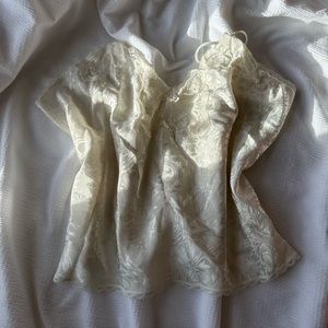 Vintage thrifted sleepwear cami